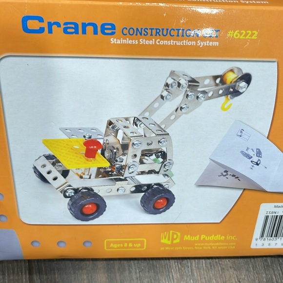 NIB Crane Construction 146 Piece Set. #6222 Great Kit - Picture 4 of 6